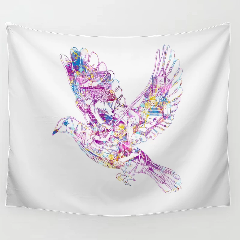 Coldplay Dove Fly Tapestry