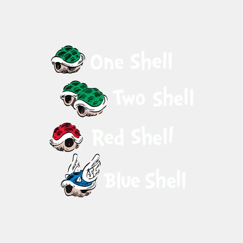 Colorful Koopa Shells from Mario Kart: Iconic Video Game Power-ups Male Tank Top