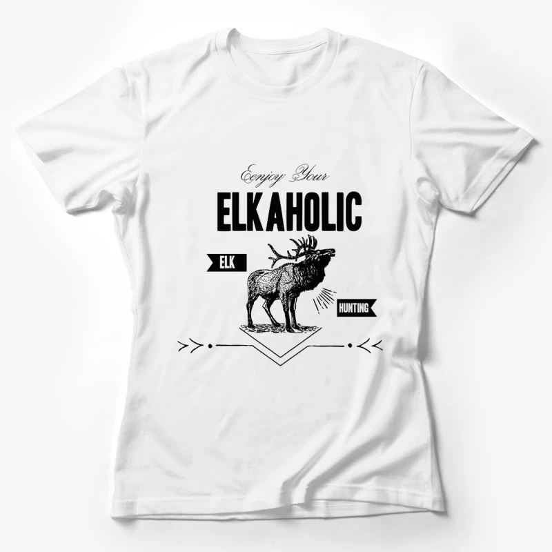 Design Élégant pour Amateurs d'Elans Femme T-Shirt