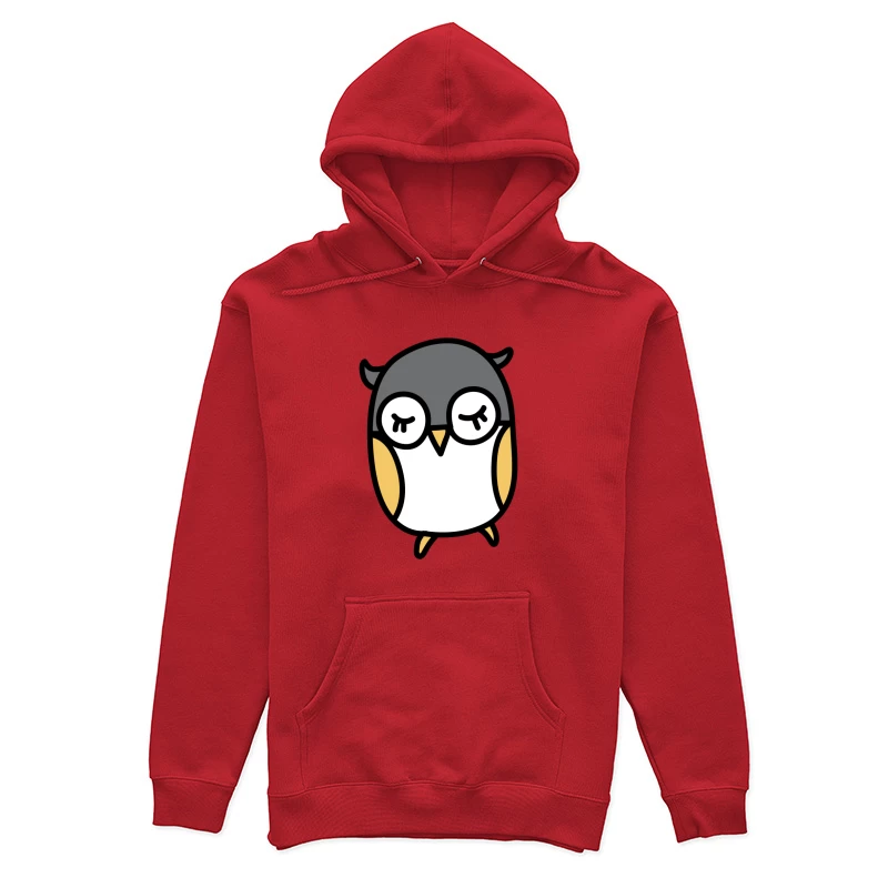 Illustration mignonne d'un hibou endormi Femme Sweat à capuche
