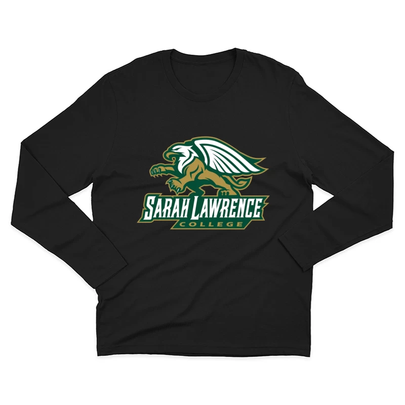 Sarah Lawrence College Griffin Athletic Logo Male Long Sleeve T-Shirt