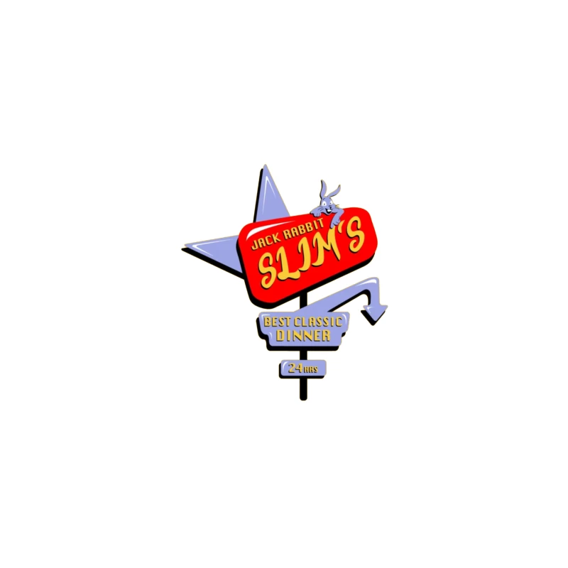 Jack Rabbit Slims Diner 1 iPhone Case