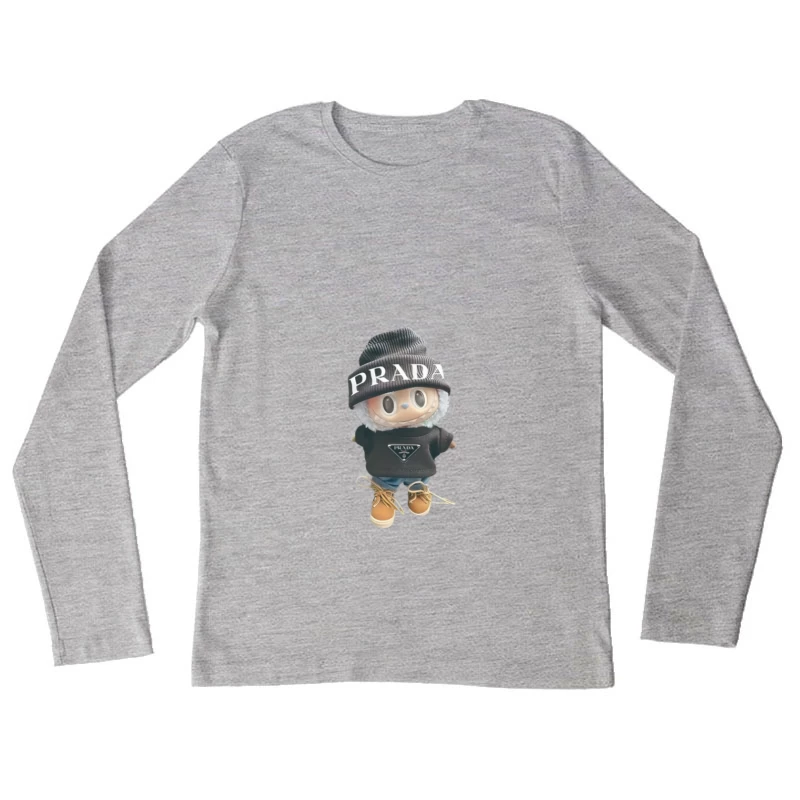 Poupée en tissu avec bonnet Prada Femme Manches Longues T-Shirt