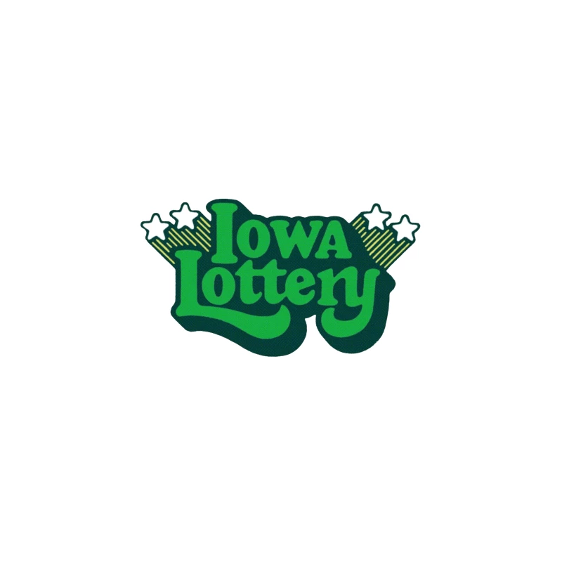 Vintage-Style Iowa Lottery Green Logo with Stars Coffee Mug