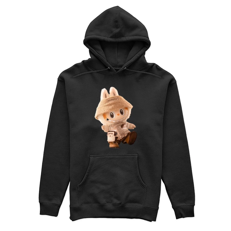 Niedliches Stofftier im Winter-Outfit Damen Pullover Hoodie