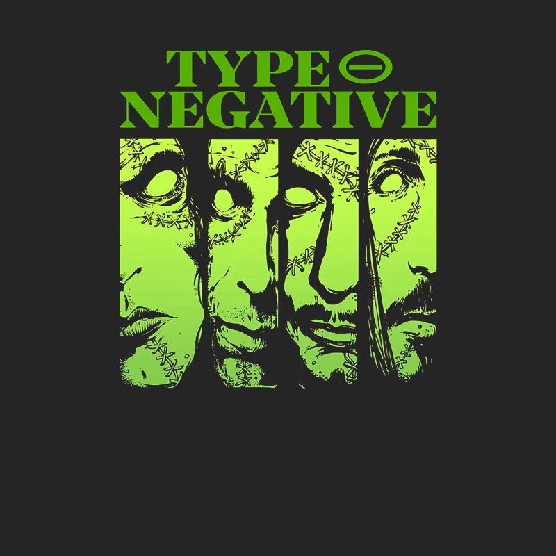 Type O Negative Faces Male Pullover Sweatshirt