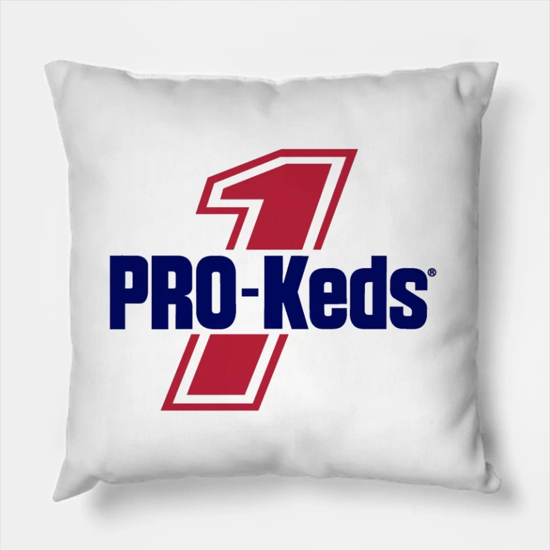 PRO-Keds Classic Sportswear Brand Logo Throw Pillow