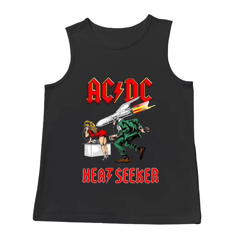 Retro Rock - AC/DC HEATSEEKER Male Tank Top