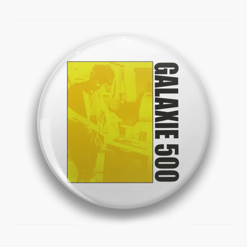 Galaxy 500 Yellow-Filtered Album Cover with Guitarist Pin