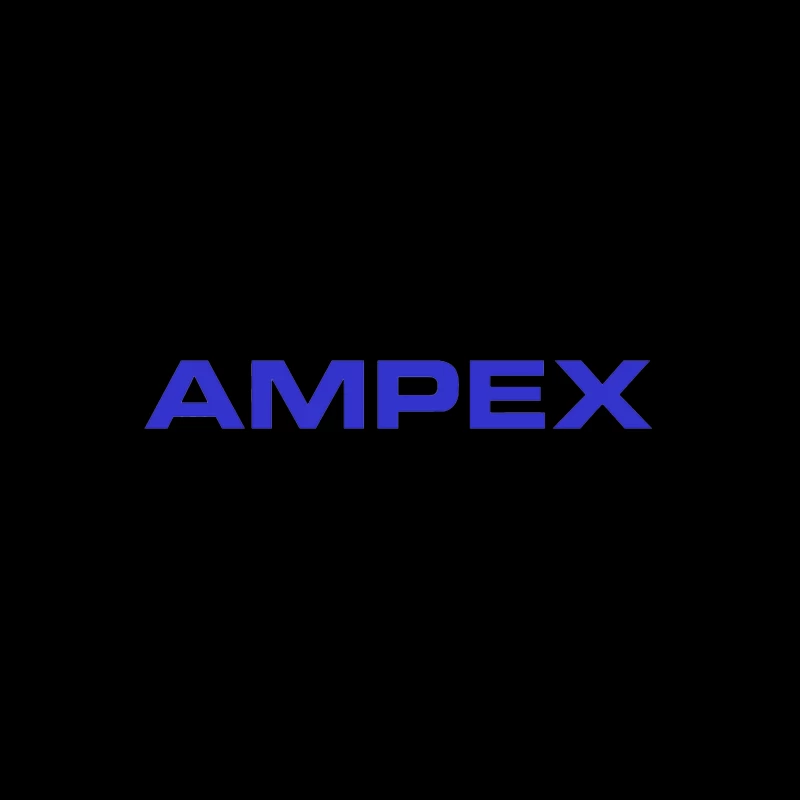 Ampex Blue Corporate Logo Travel Mug