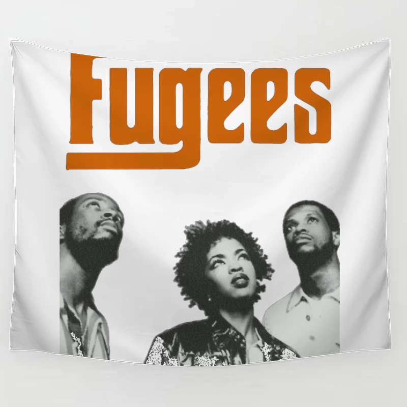 The Fugees - Iconic 90s Hip Hop Group Portrait Tapestry