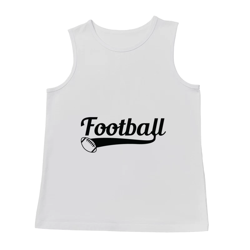Design de Football en Noir Homme Débardeur