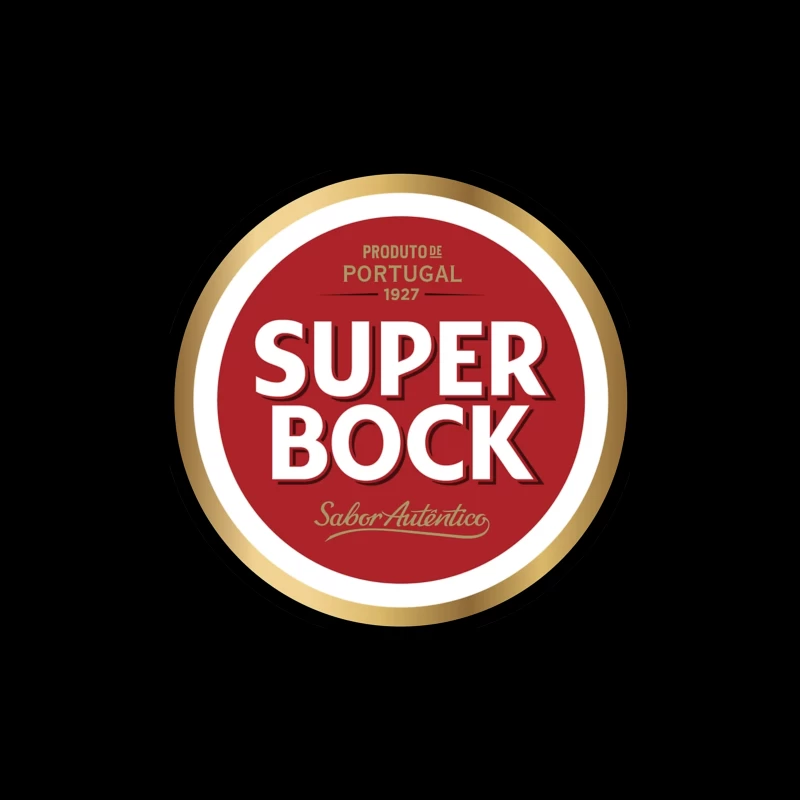 Super Bock Portuguese Beer Brand Logo Design from 1927 Tapestry