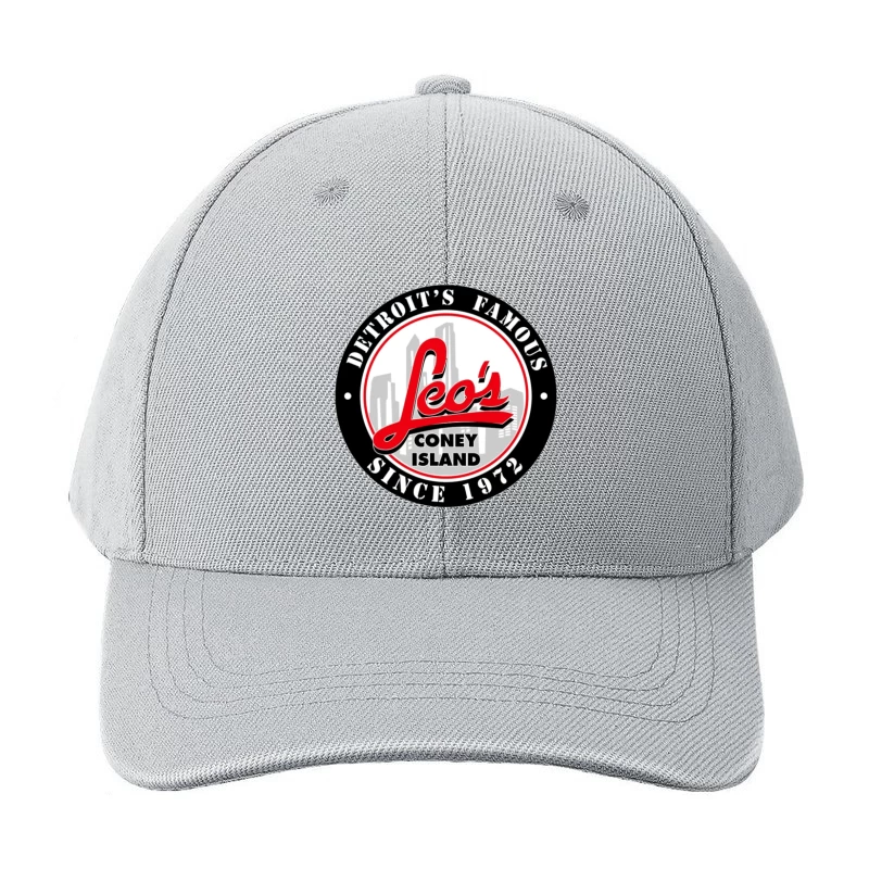 Leo's Coney Island - Detroit's Famous Restaurant Logo Since 1972 Baseball Cap