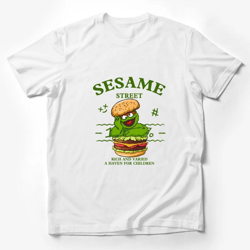 Sesamstraße-Burger-Figur Herren T-Shirt