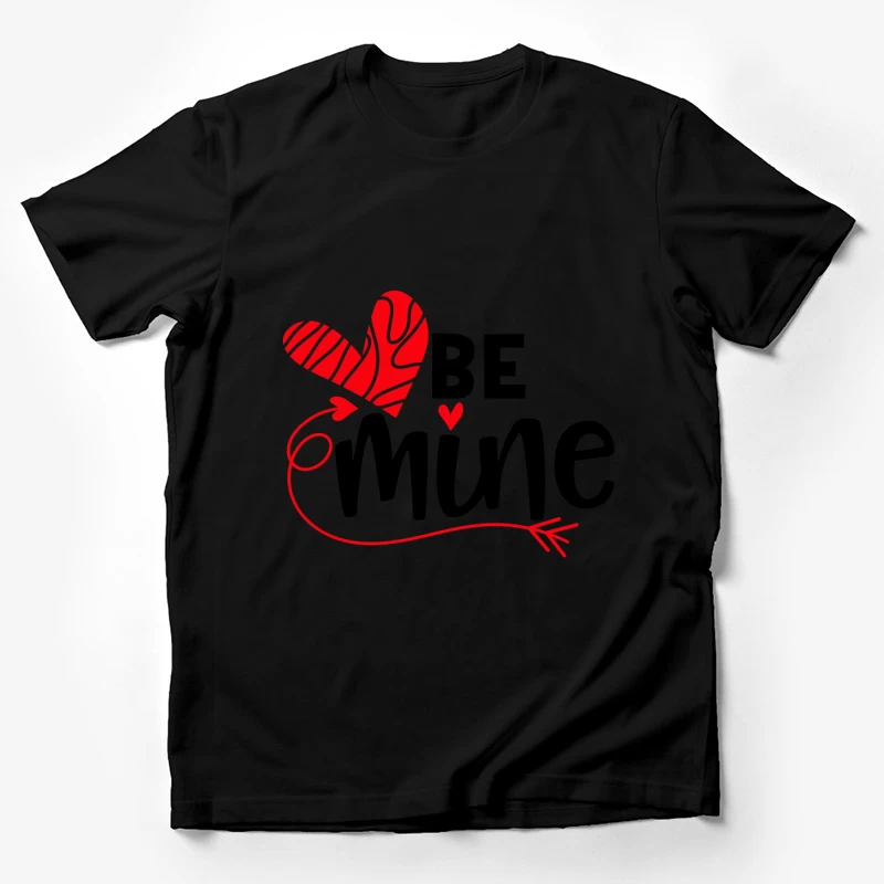 Graphisme Cœur Amour Rouge: Message Romantique Homme T-Shirt