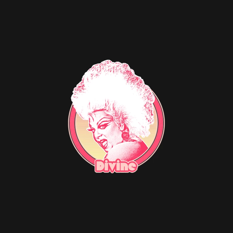 Divine  Retro Fan Art Design Desk Mat