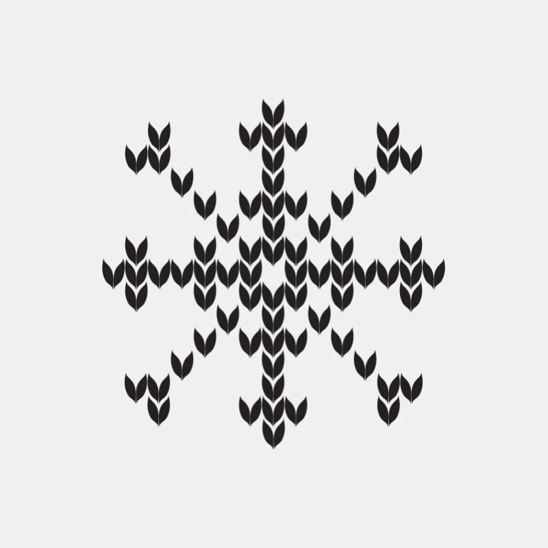 Motif de flocon de neige géométrique Homme Débardeur