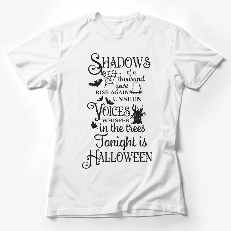 Halloween Étrange Femme T-Shirt