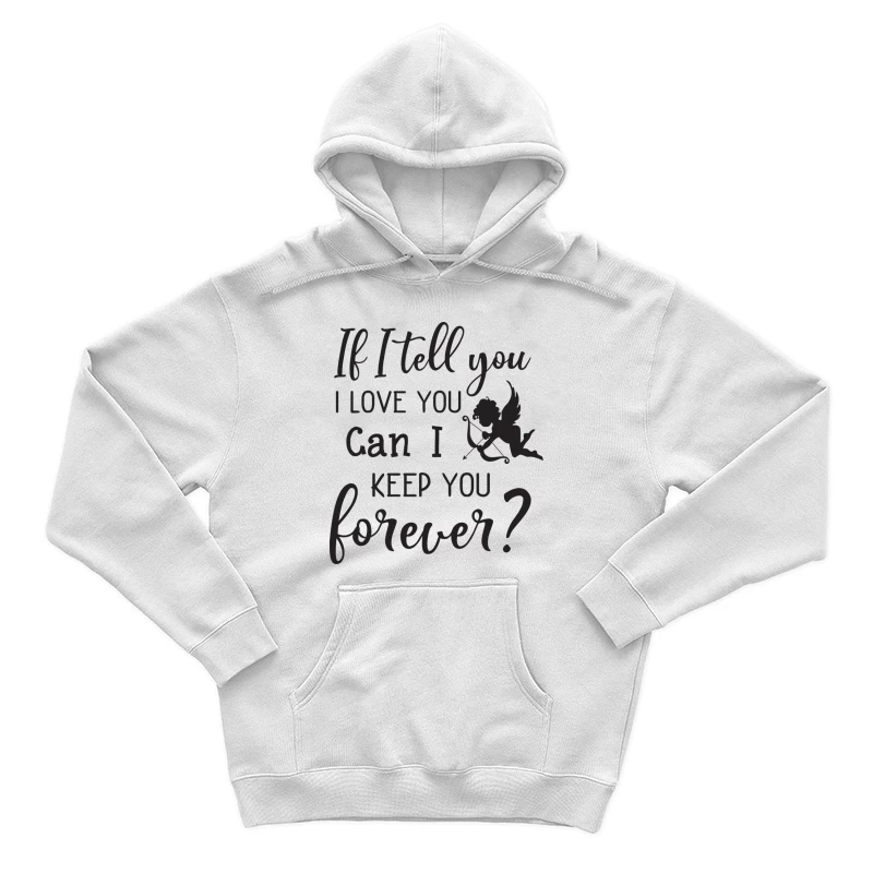 Message d'amour romantique Homme Sweat à capuche