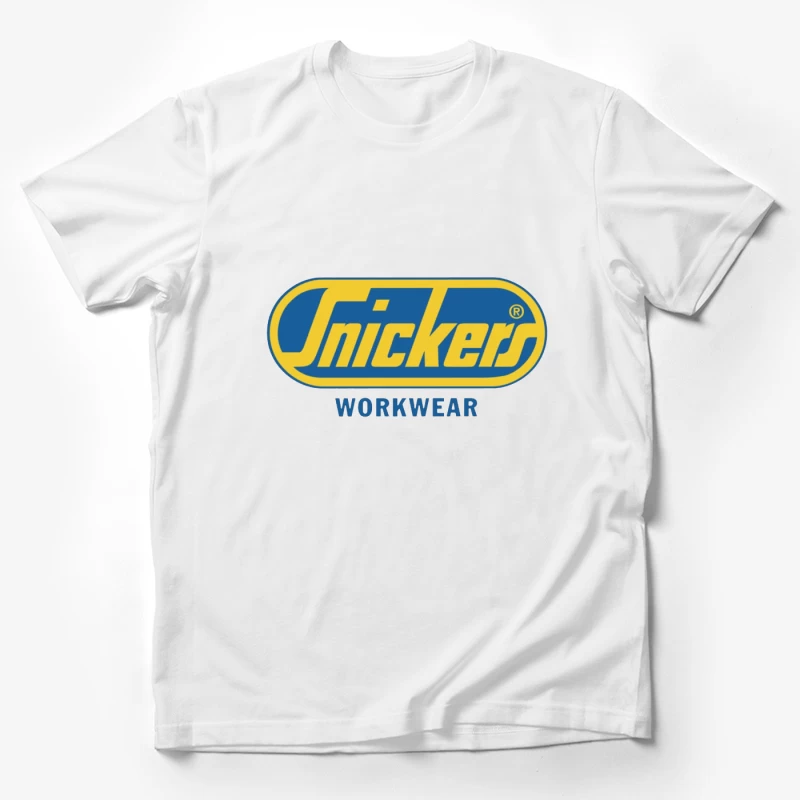 Snickers Workwear Brand Logo Design Male T-Shirt