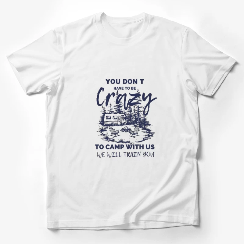 Camping Amusant avec des Amis Homme T-Shirt