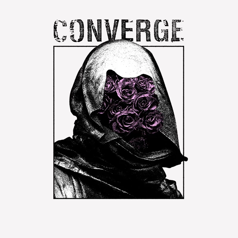 Converge Rose Killer III Purple Female T-Shirt