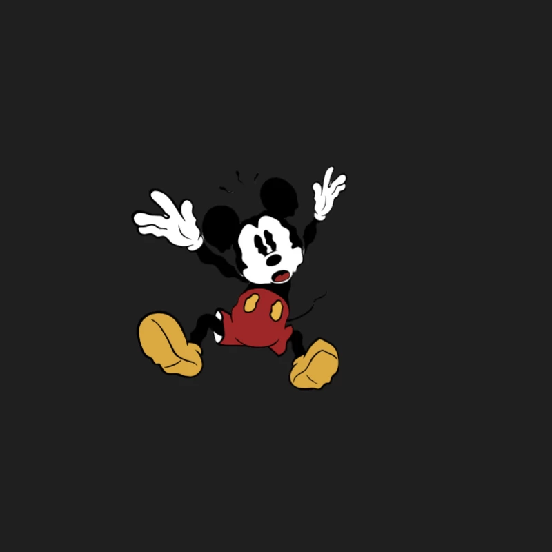 Saut de dessin animé rétro Homme Débardeur