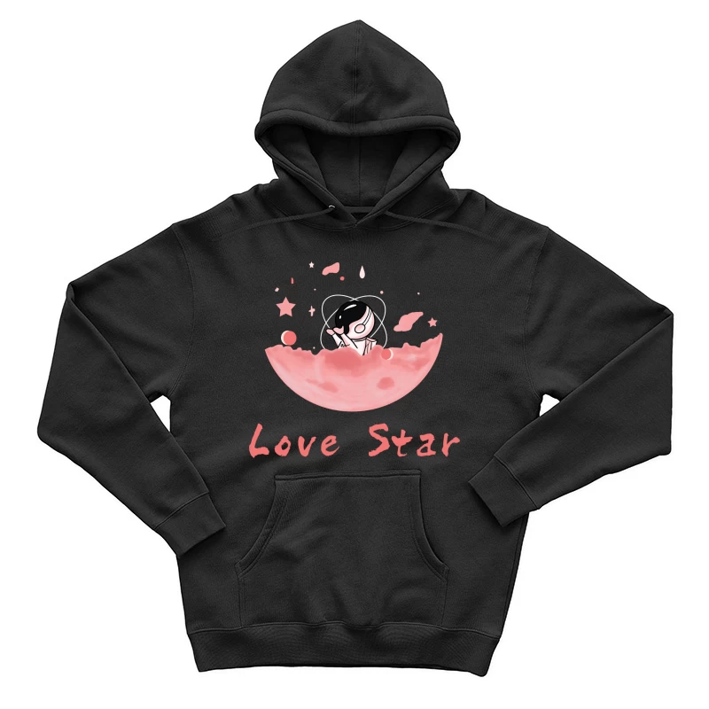 Liebe Stern Astronaut Herren Pullover Hoodie