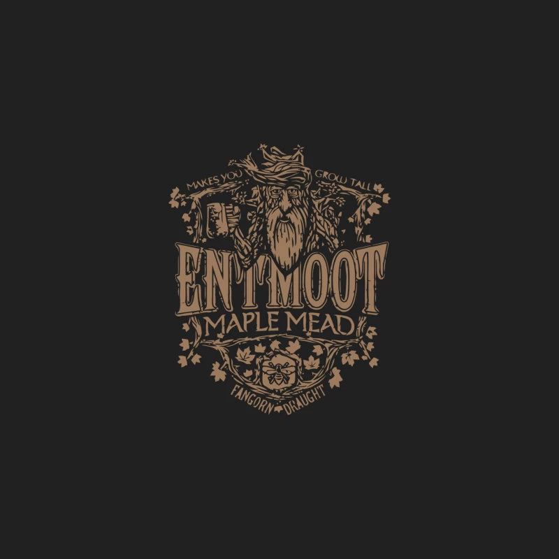 Entmoot Maple Mead: A Fangorn Draught Fantasy Illustration Bucket Hat