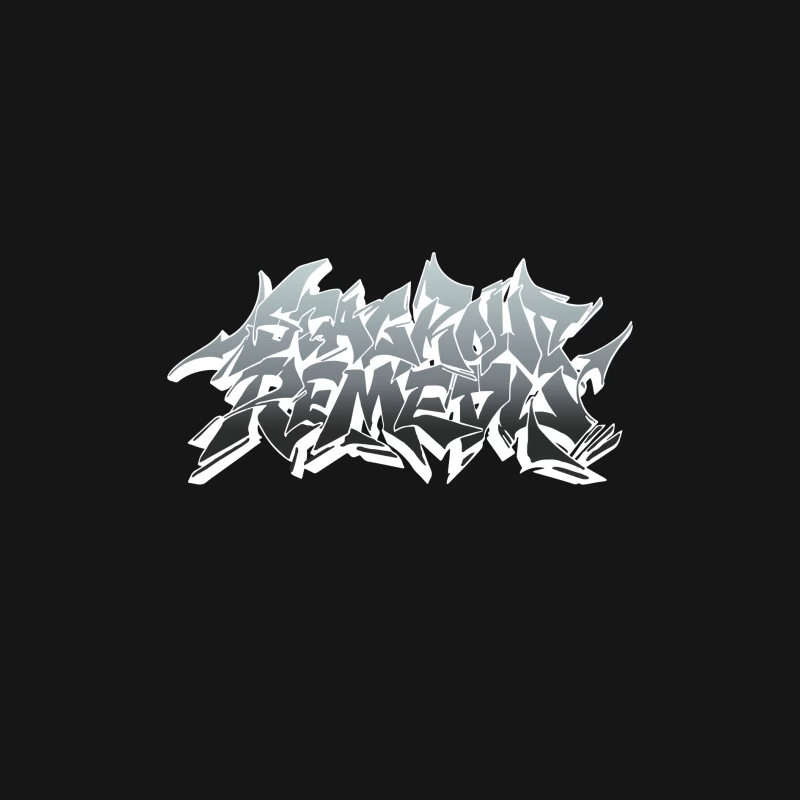 Graffiti-Stil-Design Herren Langarm T-Shirt