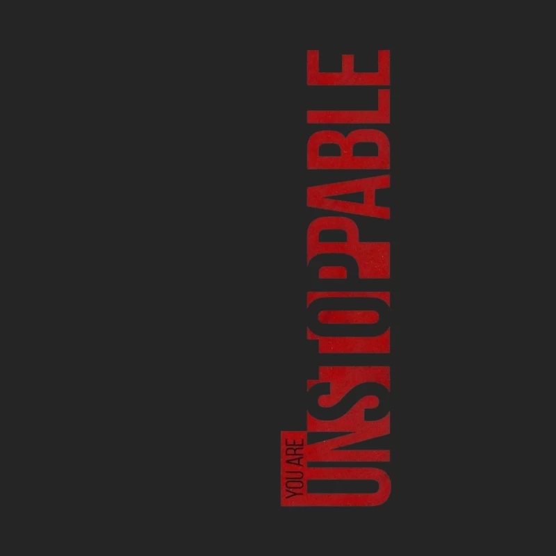 Unstoppable Empowerment Message Male Pullover Sweatshirt