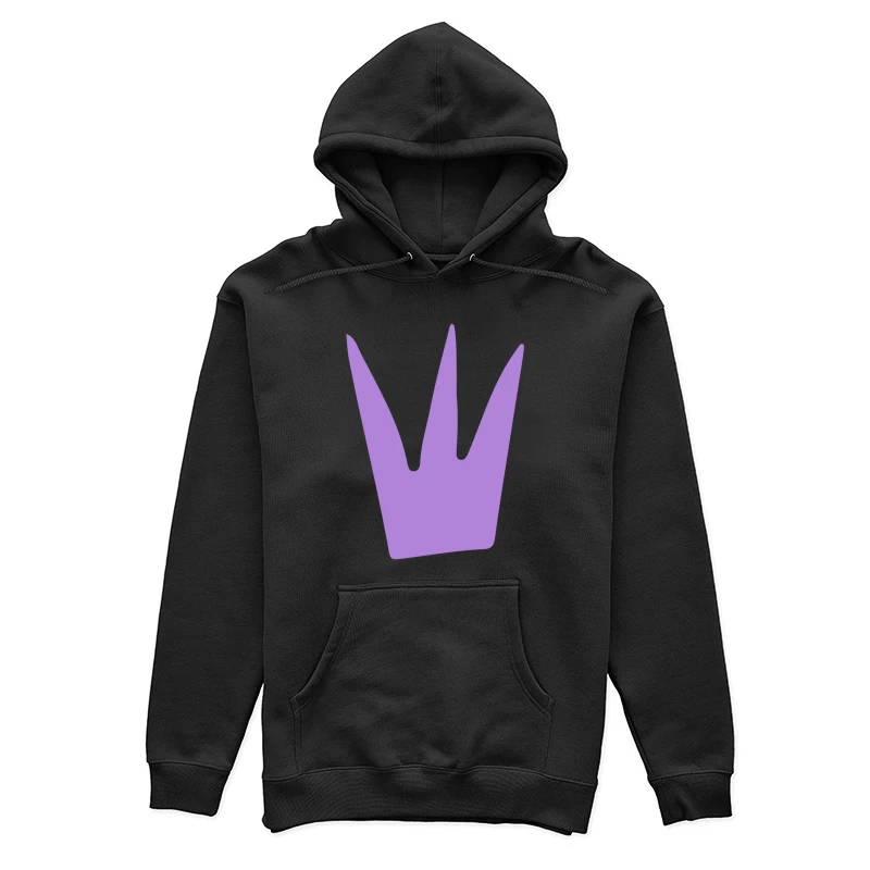 Icône minimaliste violette Femme Sweat à capuche