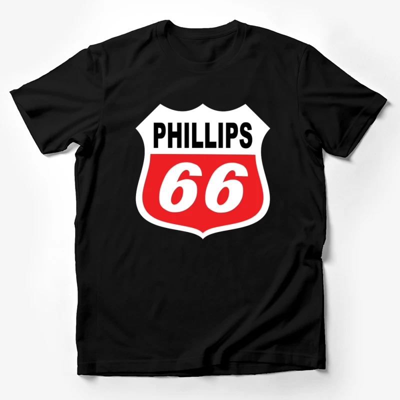 Phillips 66 Classic Shield Logo Design Male T-Shirt