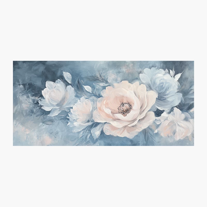 Romantic Peony Floral Painting in Soft Pastel Tones Coffee Mug