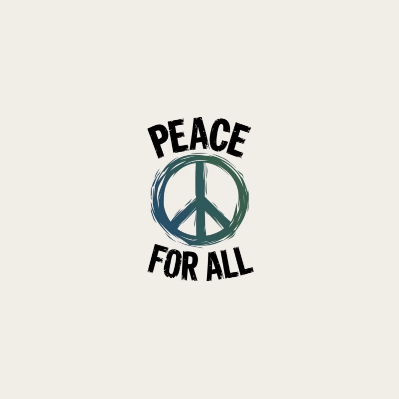 Peace Symbol with Powerful Message for Universal Harmony Bucket Hat