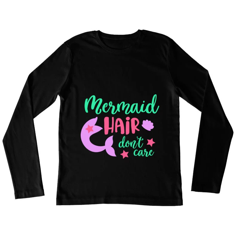 Affiche de style sirène Femme Manches Longues T-Shirt