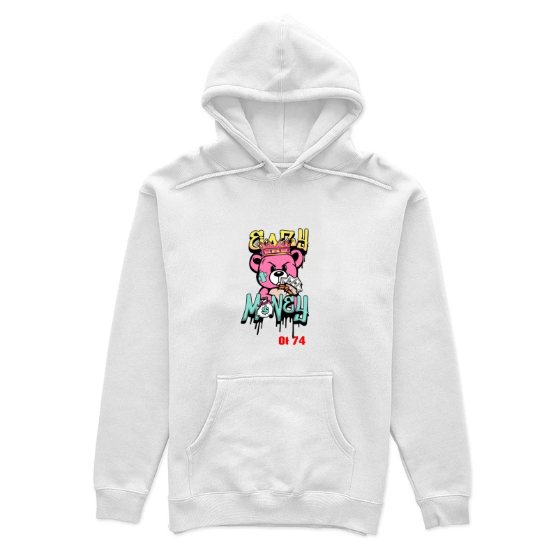 Bär mit Krone und Geld Damen Pullover Hoodie