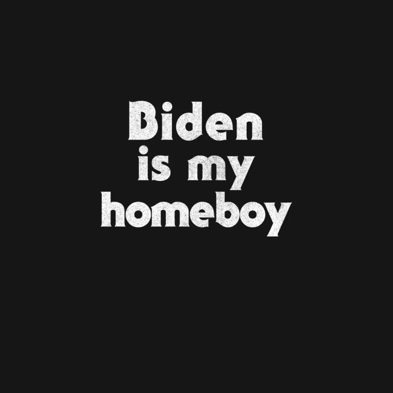 Biden Is My Homeboy  Retro Type Design Desk Mat
