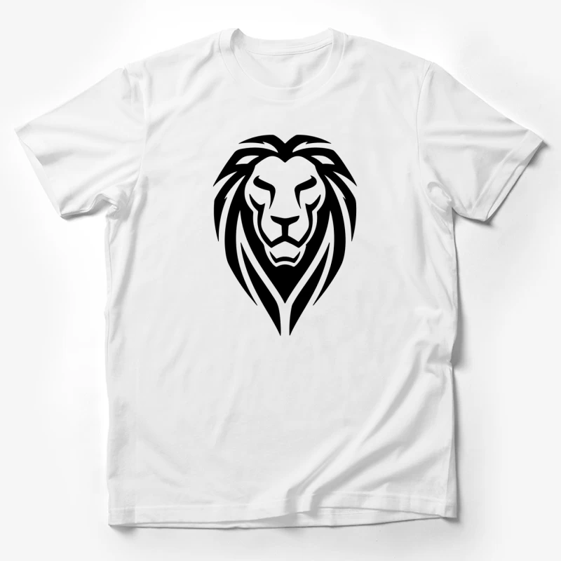 Lion Head Tattoo Tribal Male T-Shirt