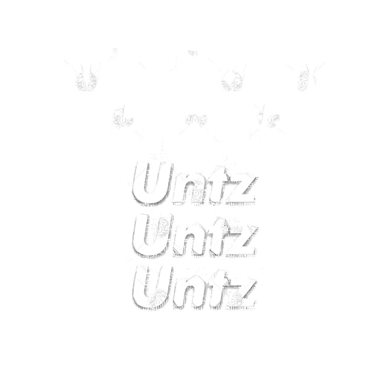 All I Wanna Hear Is Untz Untz Untz - Techno Lover Gift Tapestry