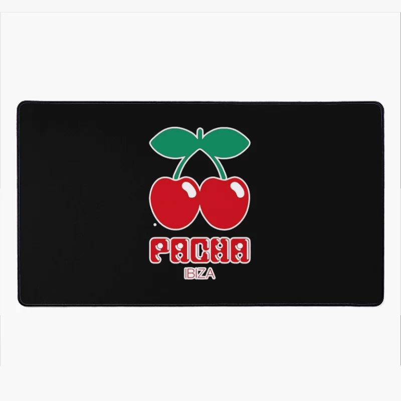 Pacha Ibiza Nightclub's Iconic Cherry Logo Desk Mat