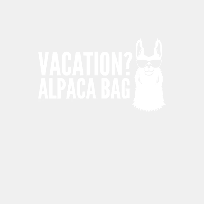 Vacation Alpaca Bag Animal Humor Funny Male Tank Top