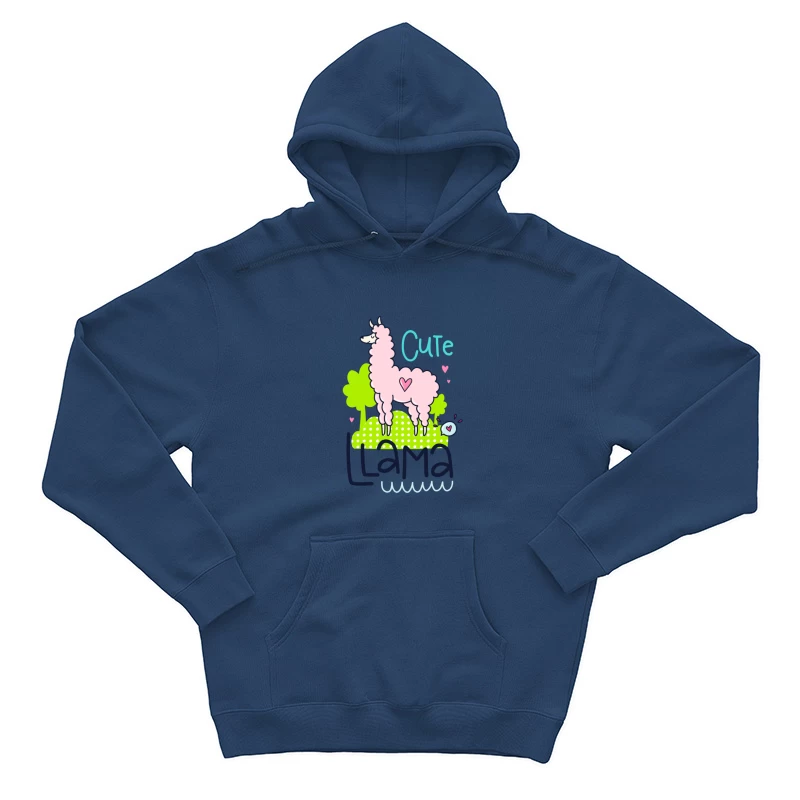 Lama mignon avec cœur Homme Sweat à capuche