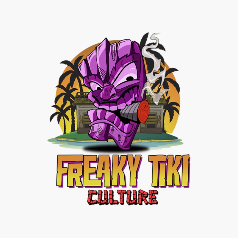 Freaky Tiki Culture Cotton Tote Bag