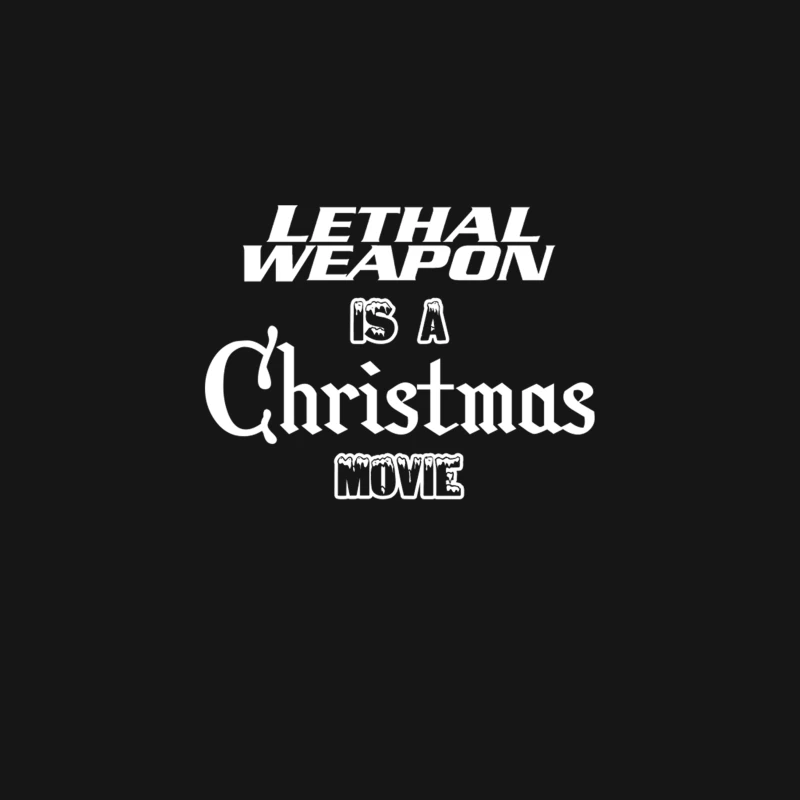 Lethal Weapon is a Christmas Movie Desk Mat