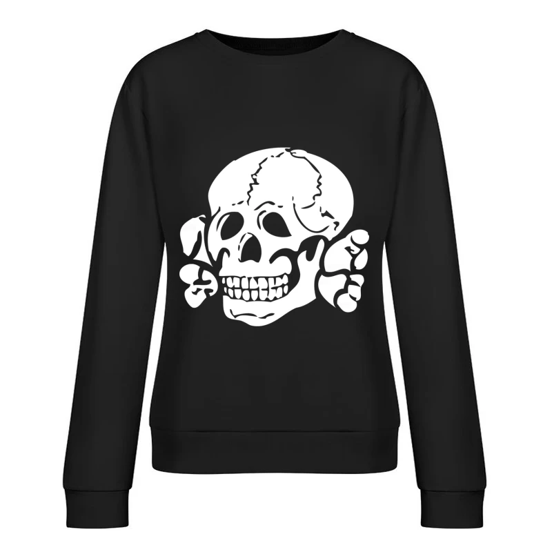 Totenkopf Skull Female Pullover Sweatshirt