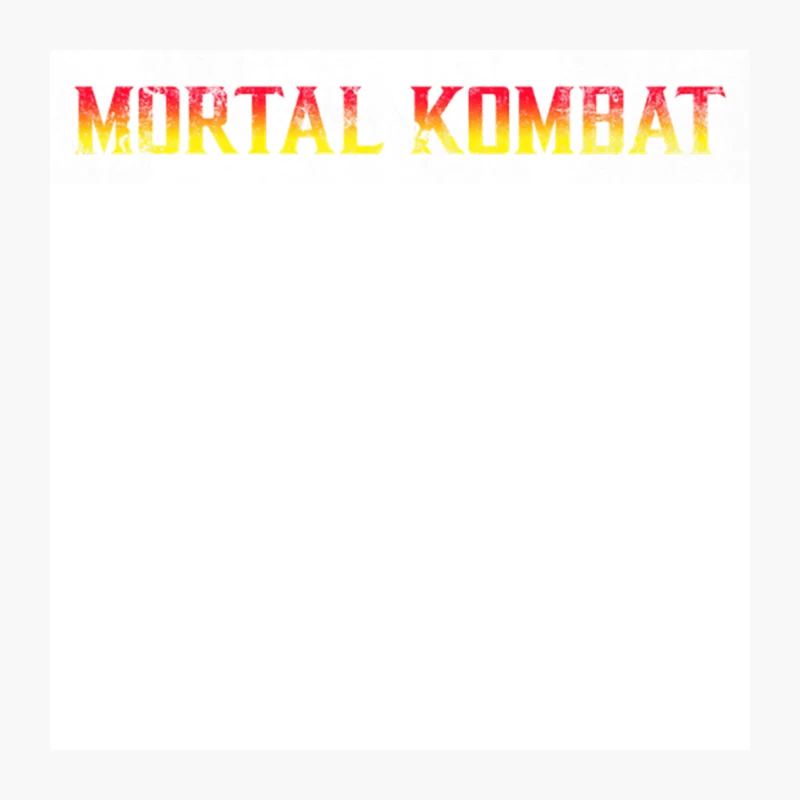 Mortal Kombat Vintage Title, distressed Pin