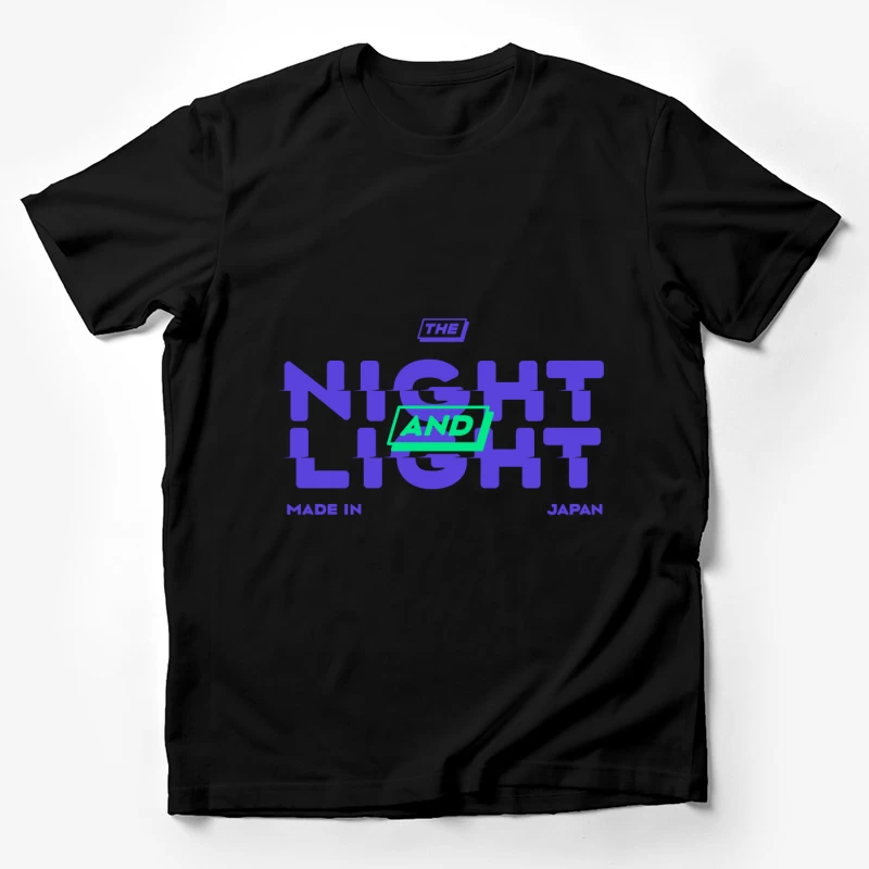 Nacht und Licht Design aus Japan Herren T-Shirt