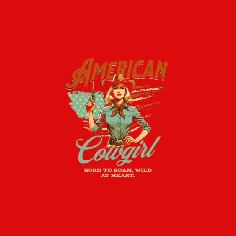 Illustration de Cowgirl Américaine Homme Débardeur